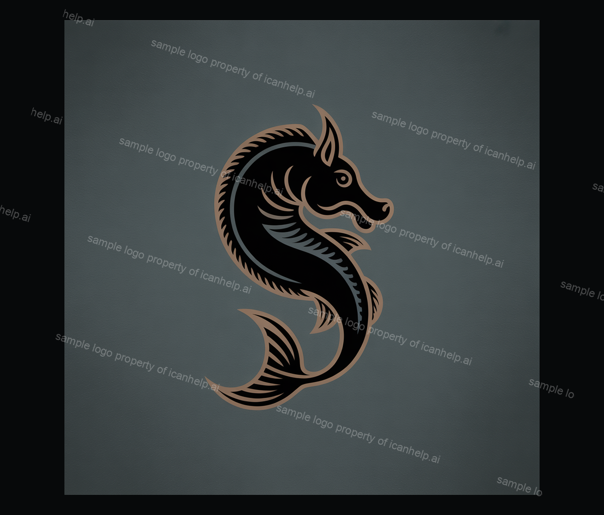 Wasserzeichen Logo Option 03 — Heraldic Modern